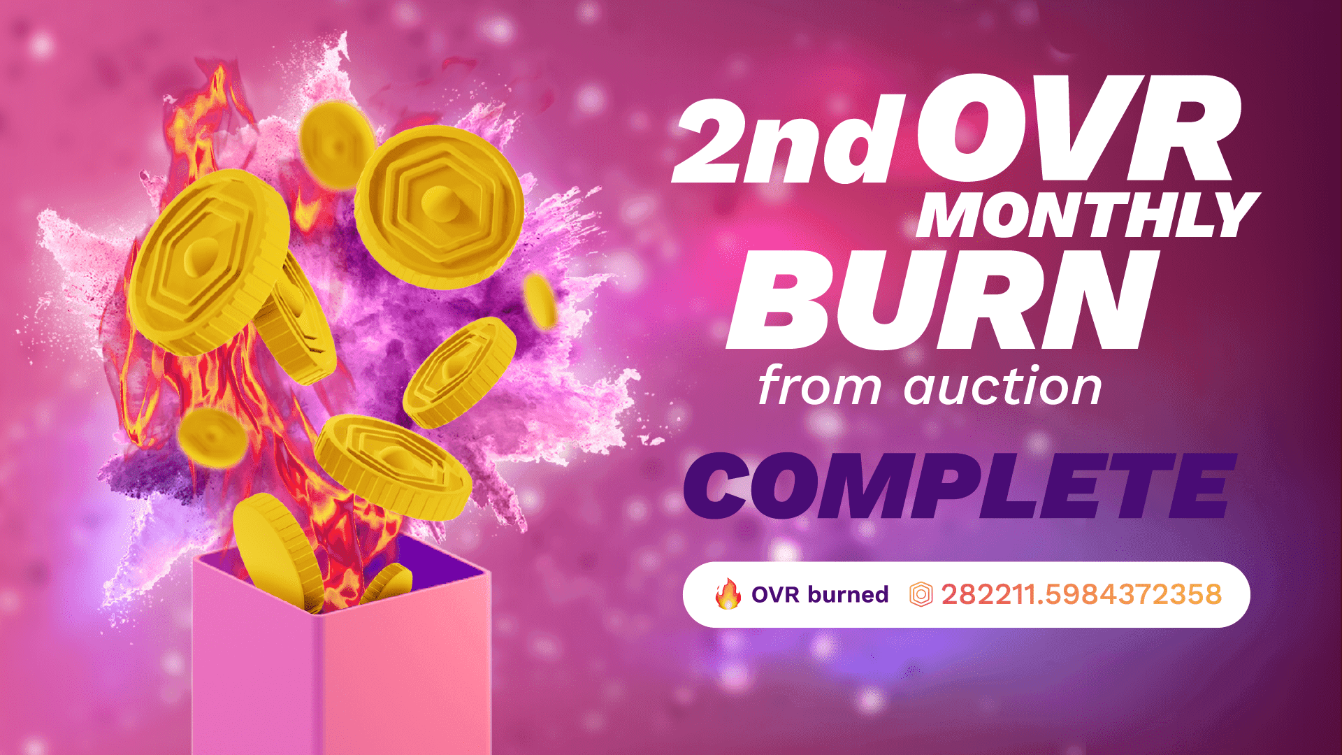 December OVR Token Burn